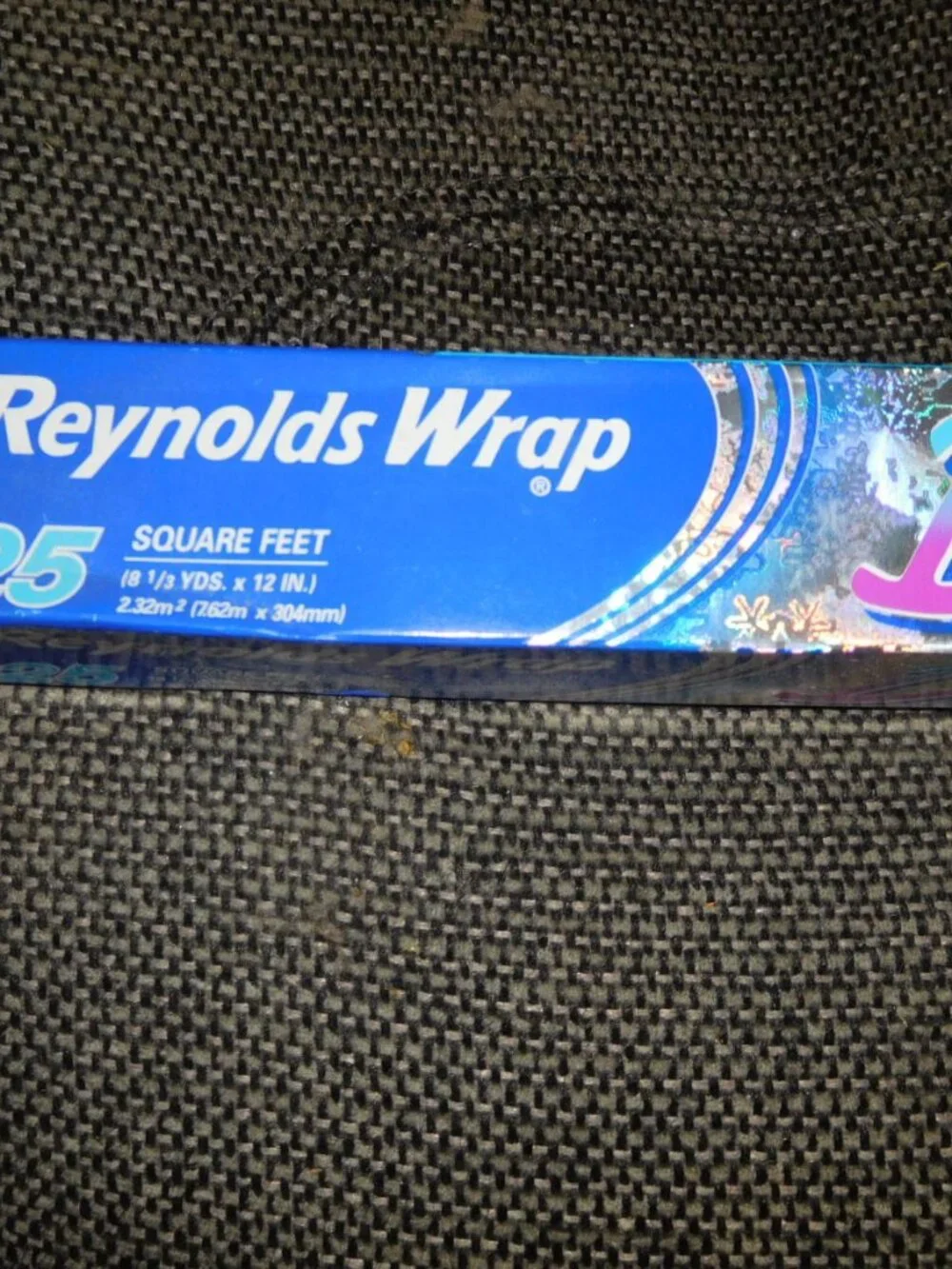 NEW Vintage 2002 Reynolds Wrap Dazzle Aluminum Foil Holographic Snowflake 25 Ft